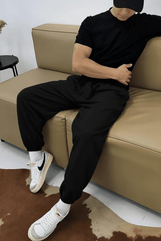 Black Oversize Joggers