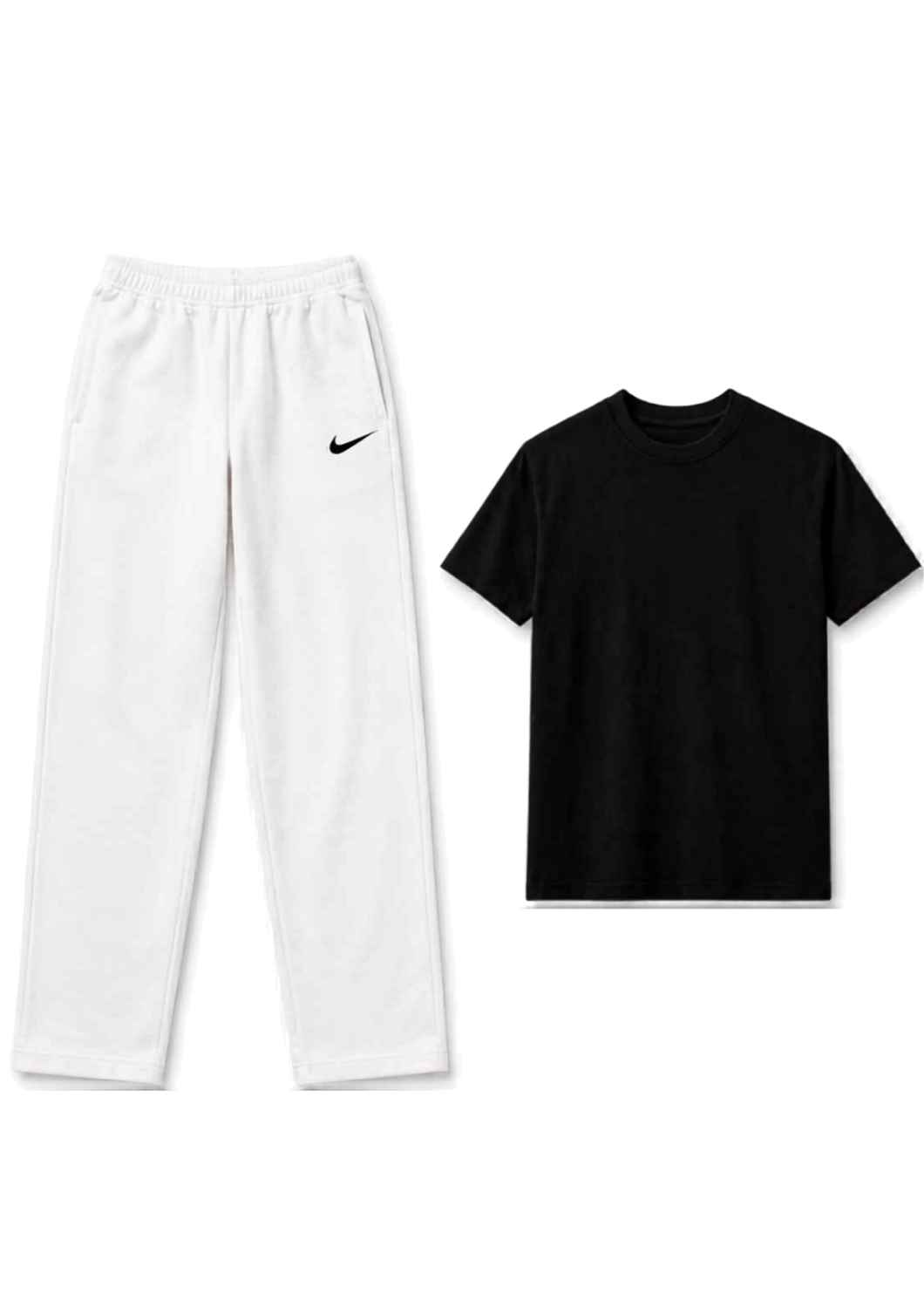 Nike Trouser & T-Shirt Set – White